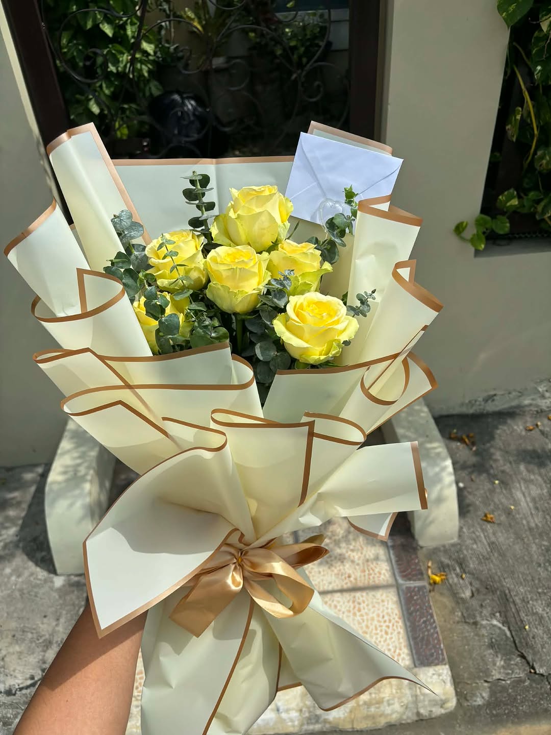 Flower wrapping